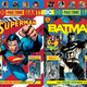Covers for the comics that DC is selling at Walmart.
